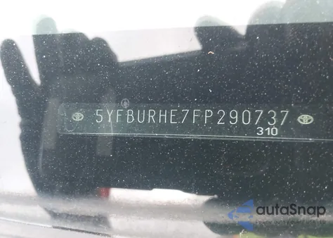 2015 Toyota Corolla S Plus из США, поврежденный, VIN 5YFBURHE7FP290737